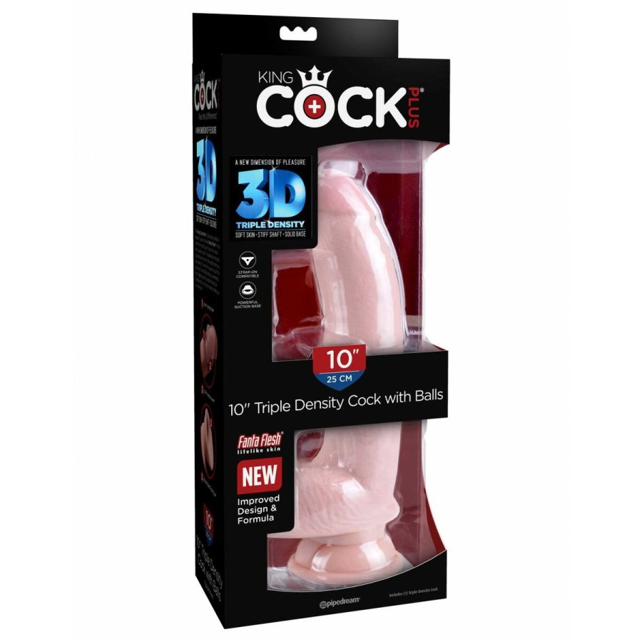 Dildo Pipedream King Cock Plus Natur #3