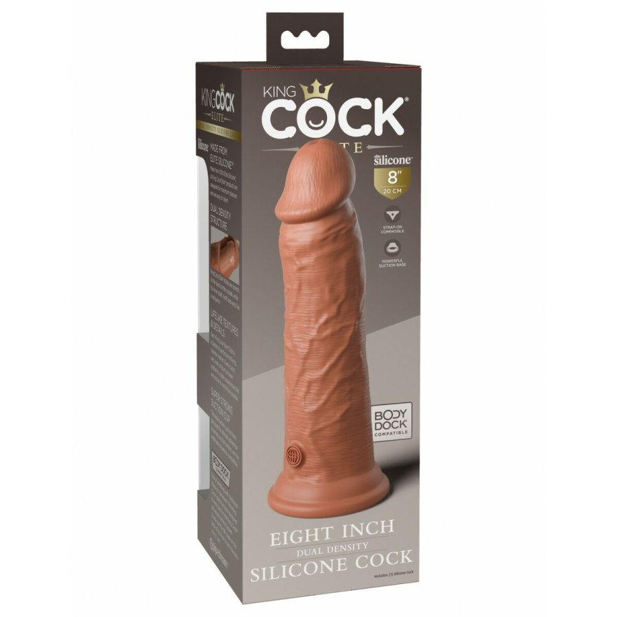 Dildo Pipedream King Cock Elite Brun #5