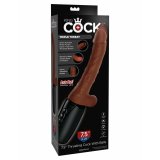 Vibrator Pipedream King Cock Plus Brun #3