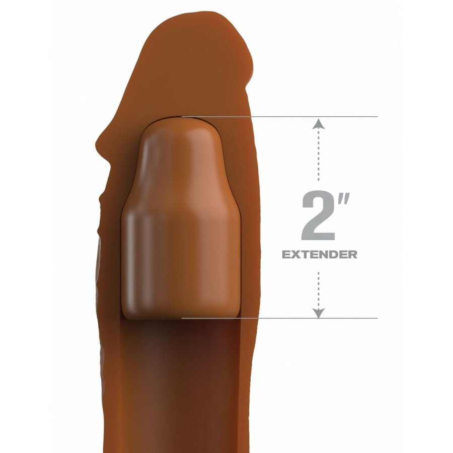 Penis cover Pipedream Fantasy X-tensions Elite Brun #5
