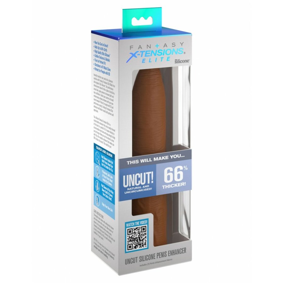 Penis cover Pipedream Fantasy X-tensions Elite Brun #3