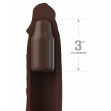 Penis cover Pipedream Fantasy X-tensions Elite Brun #5