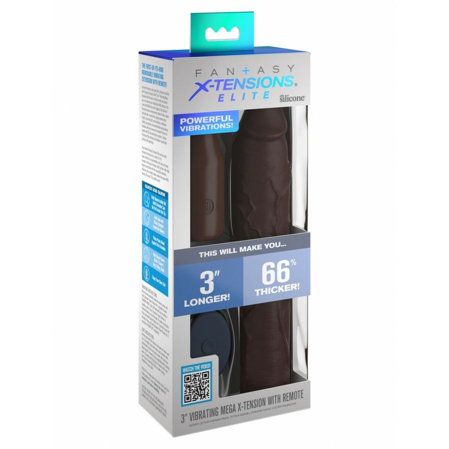 Penis cover Pipedream Fantasy X-tensions Elite Brun #3