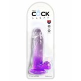 Dildo Pipedream King Cock Clear TPE #3