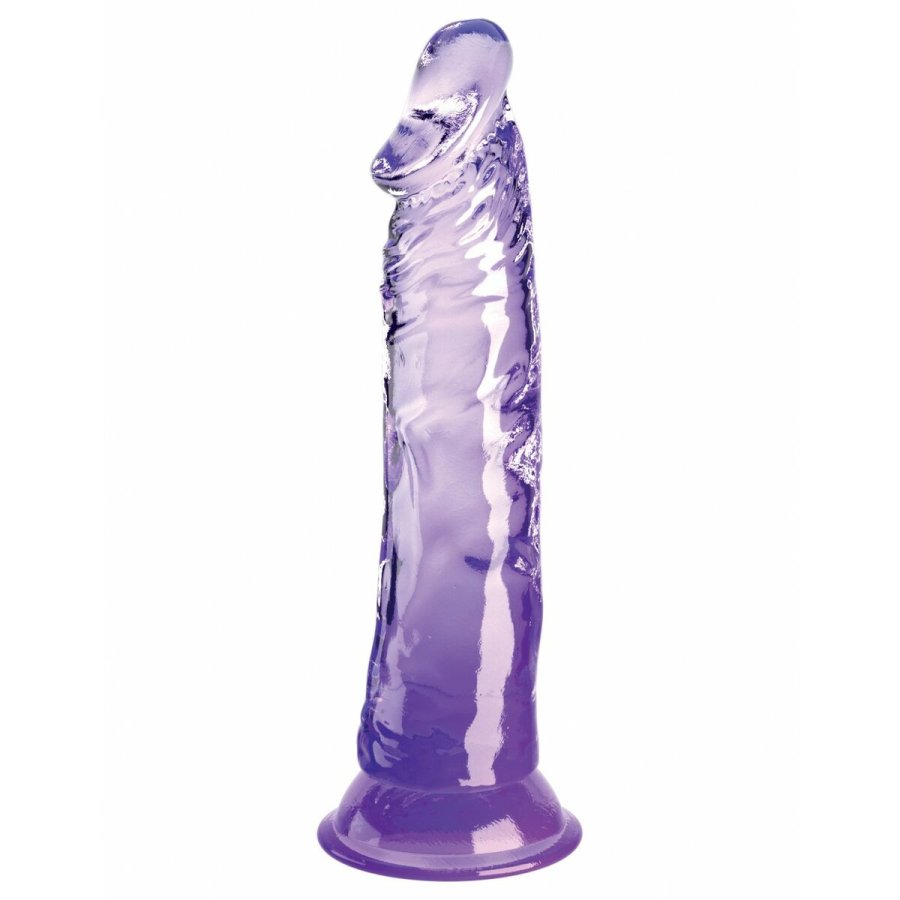 Realistisk Dildo Pipedream King Cock Clear TPE Lilla #1