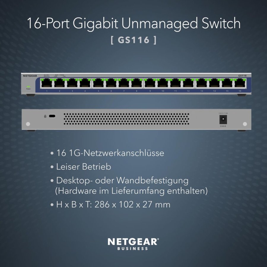 Switch Netgear GS116-300EUS #5