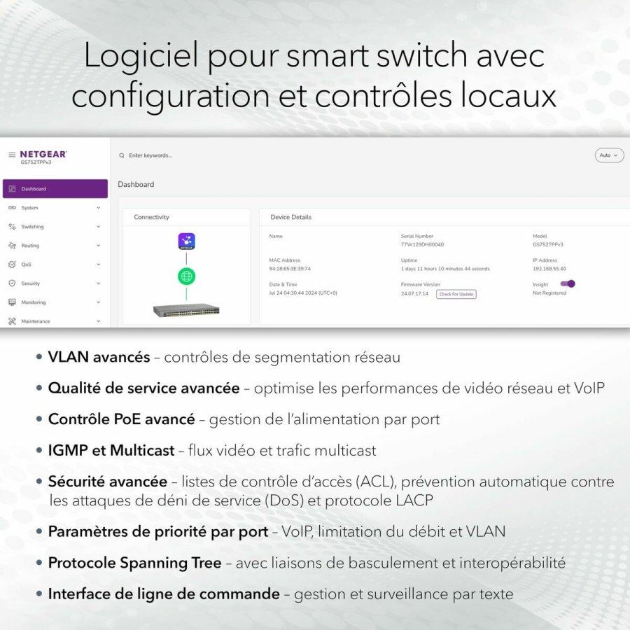 Switch Netgear GS728TXUP-300EUS #3