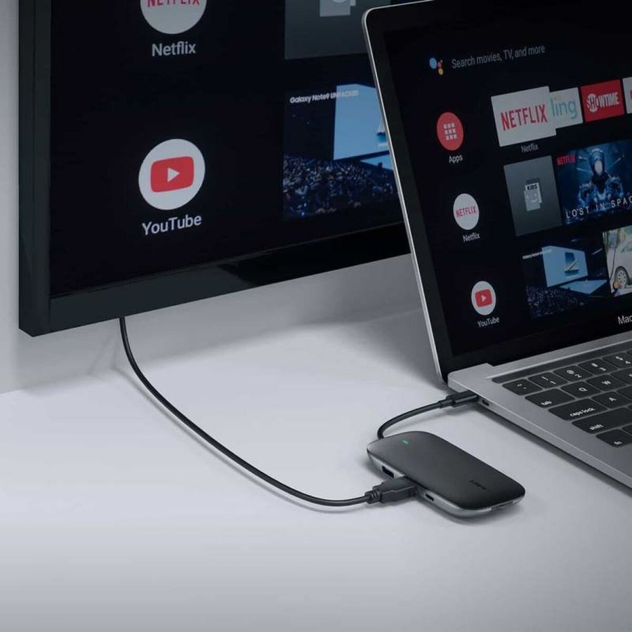 USB Hub Aukey CB-C71 Sort 100 W #3