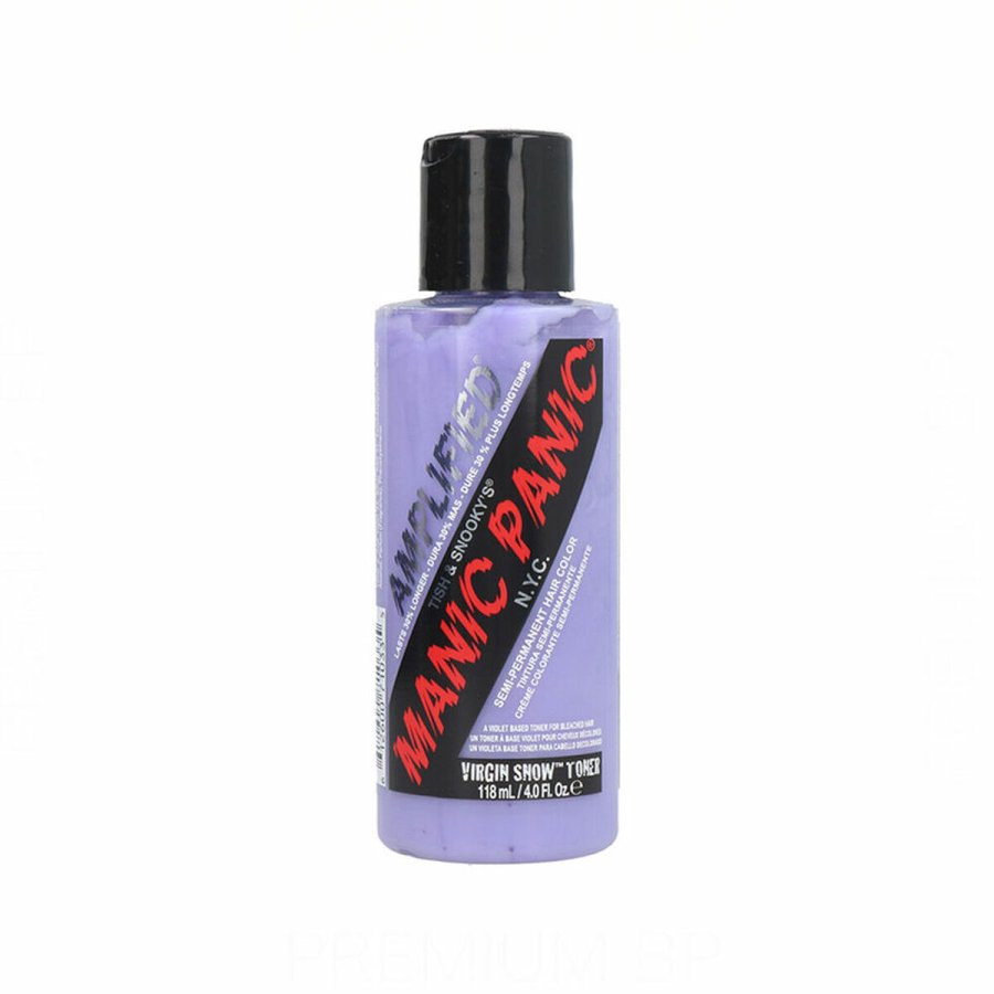 Halvpermanent farvning Manic Panic Virgin Snow Amplified Spray (118 ml) #1