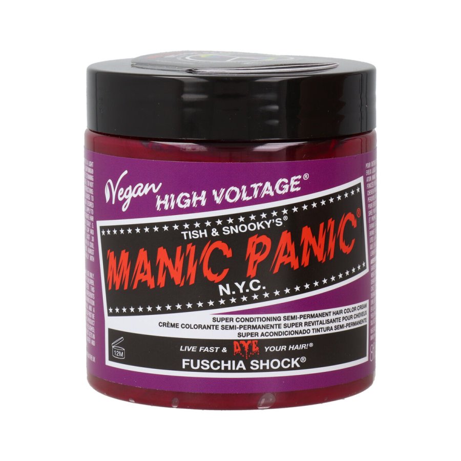 Semi-permanent Farve Manic Panic Panic High Fuchsia Vegansk (237 ml) #1