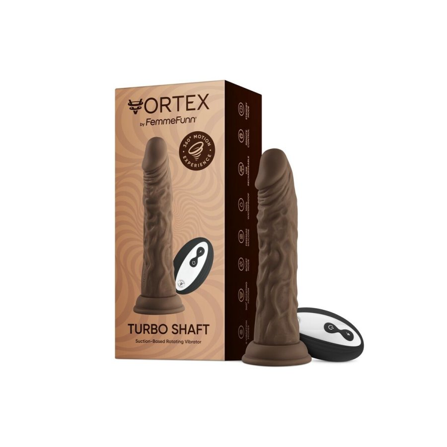 Realistisk Dildo FemmeFunn Brun #3