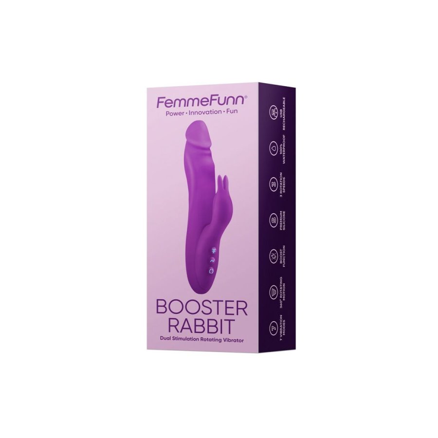 Dual Stimulation Vibe FemmeFunn Booster Rabbit Lilla #5