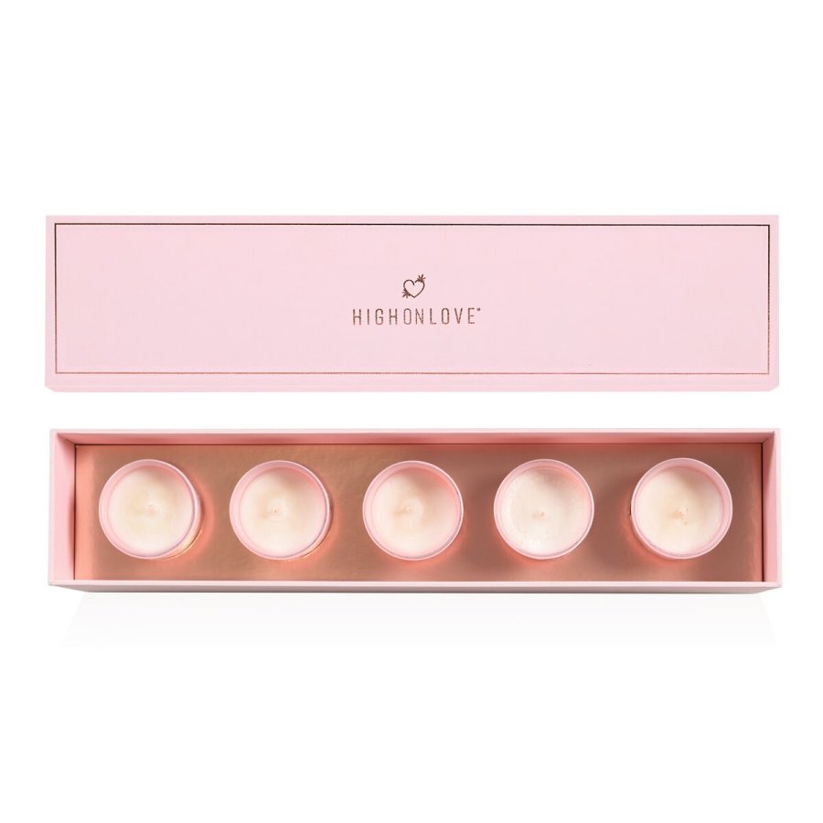 Senze Massage Lys Drillende Highonlove Orange Pink Jordbr Champagne Litchi 35 ml #5
