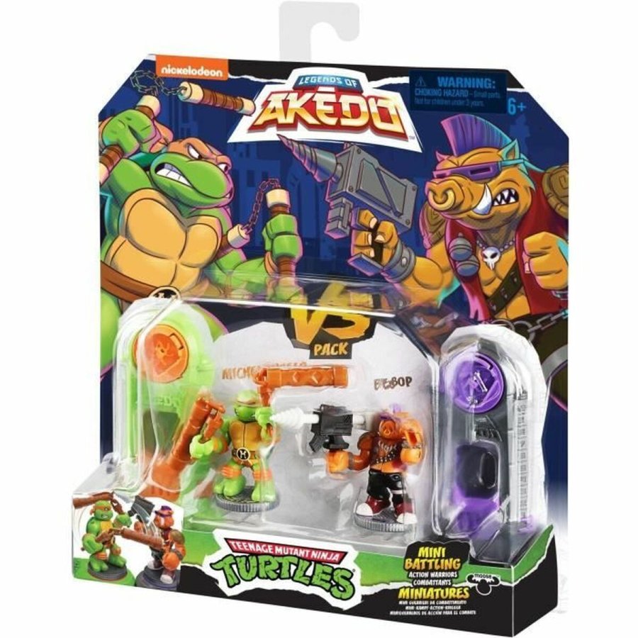 Kampfigurer Teenage Mutant Ninja Turtles Legends of Akedo: Michelangelo vs Evil Bepop #6