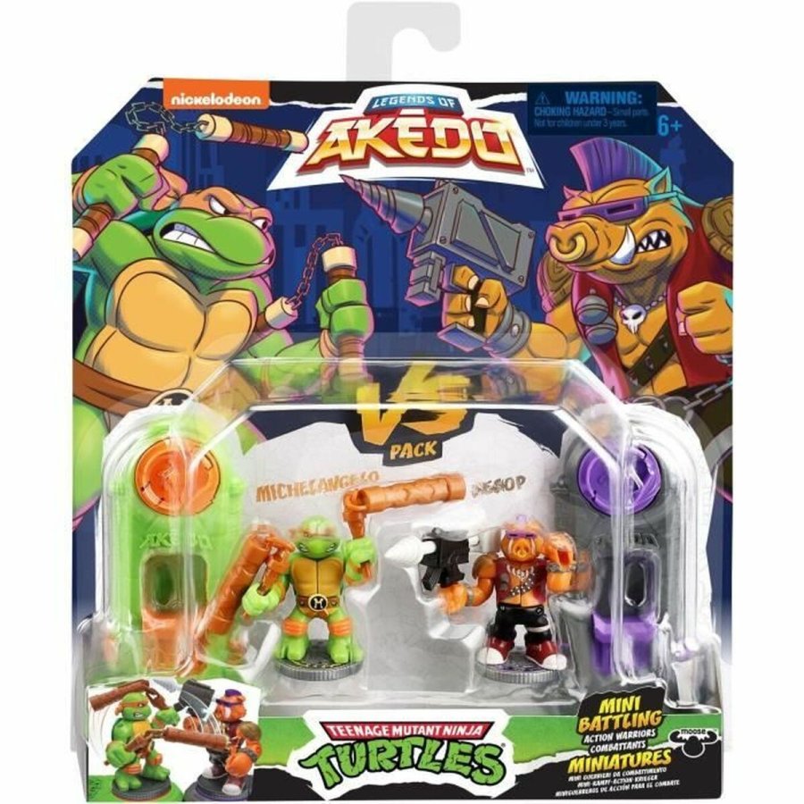 Kampfigurer Teenage Mutant Ninja Turtles Legends of Akedo: Michelangelo vs Evil Bepop #5