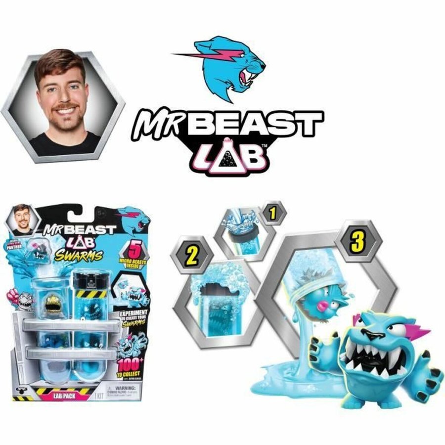 Samlet figur Moose Toys MrBeast Lab Swarms #5