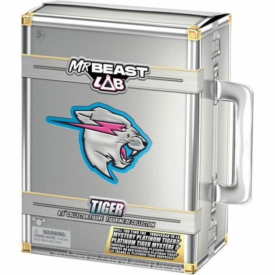 Action Figurer Moose Toys Mr. Beast Lab Tiger #4