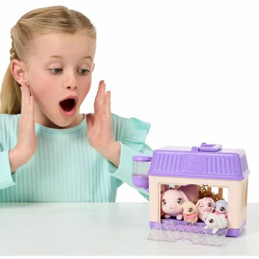 Bamse Little Live Pets Mama Surprise Rabbits Pink Rose plys Kanin #4