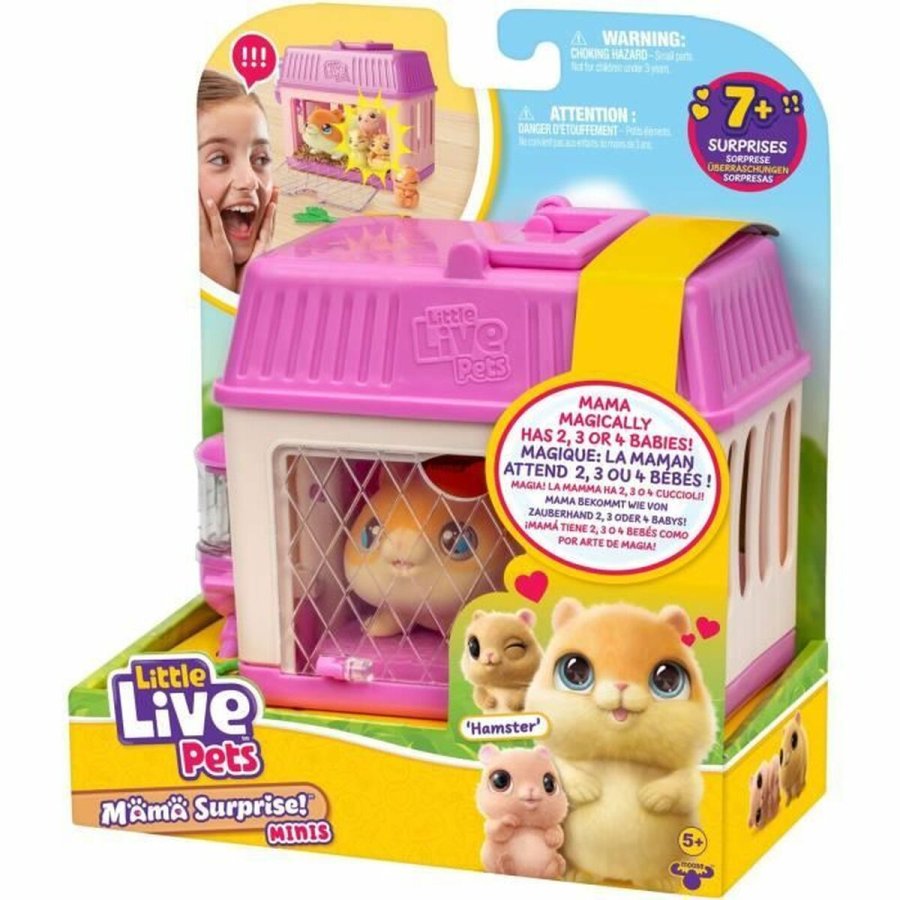Bamse Little Live Pets Mama Surprise Hamsters Orange plys Hamster #6