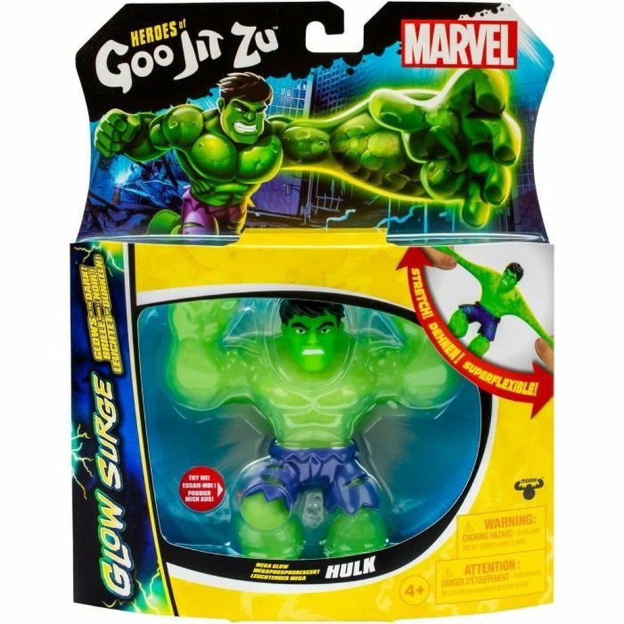 Action Figurer Goo Jit Zu Hulk Glow Surge #1