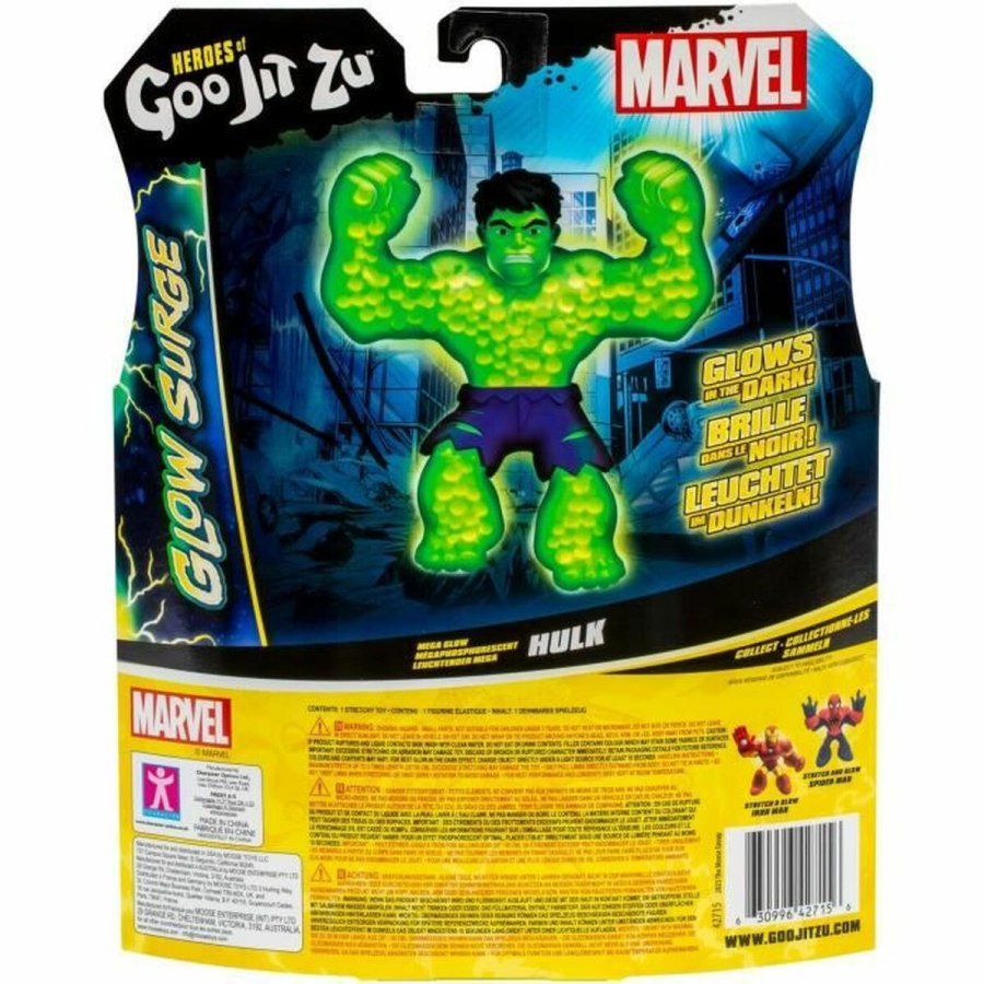 Action Figurer Goo Jit Zu Hulk Glow Surge #2