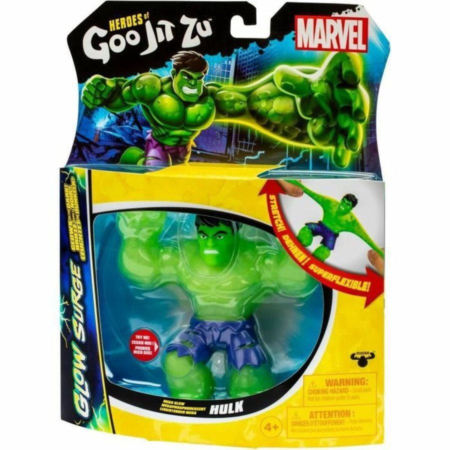 Action Figurer Goo Jit Zu Hulk Glow Surge #4