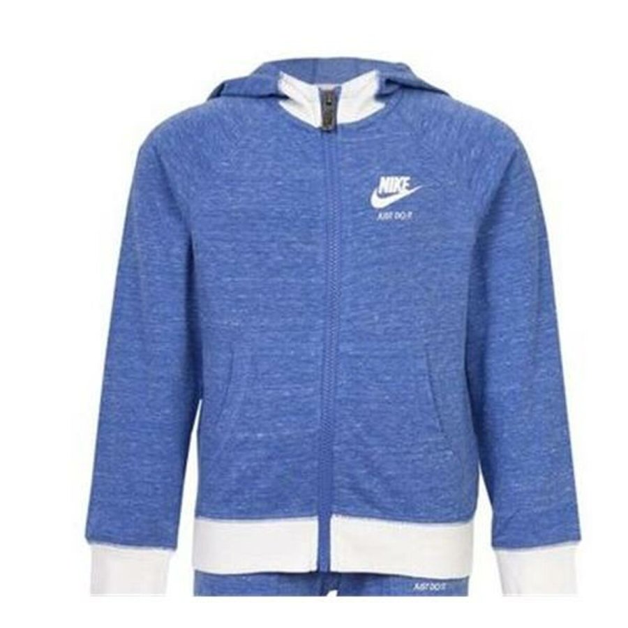 Sweatshirt til B�rn Nike  842-B9A Bl� #1