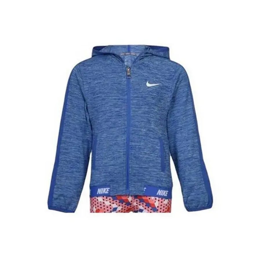 Sweatshirt med h�tte til piger Nike  937-B8Y  Bl� #1