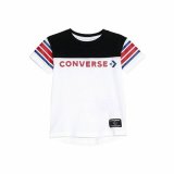 Brne Kortrmet T-shirt Converse Retro Sport Hvid #1