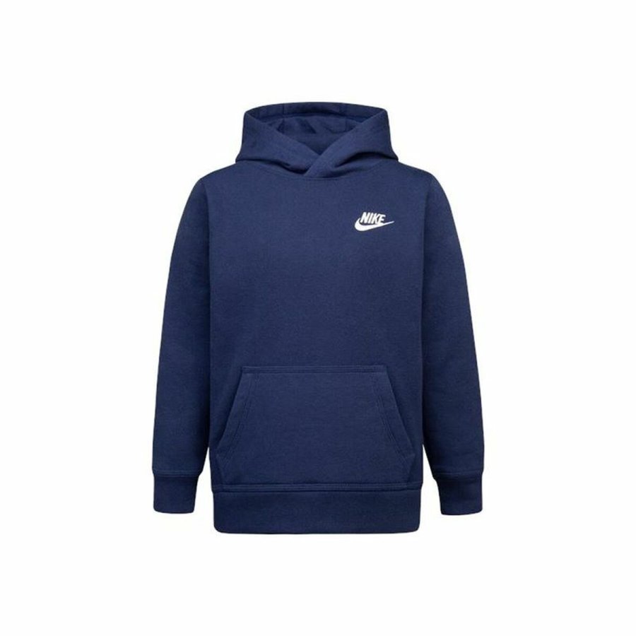 Httetrje til Brn Nike Club Fleece Bl Marinebl #1