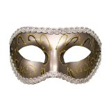 Gr Maskerade Maske Sportsheets SS10081 Gylden #1