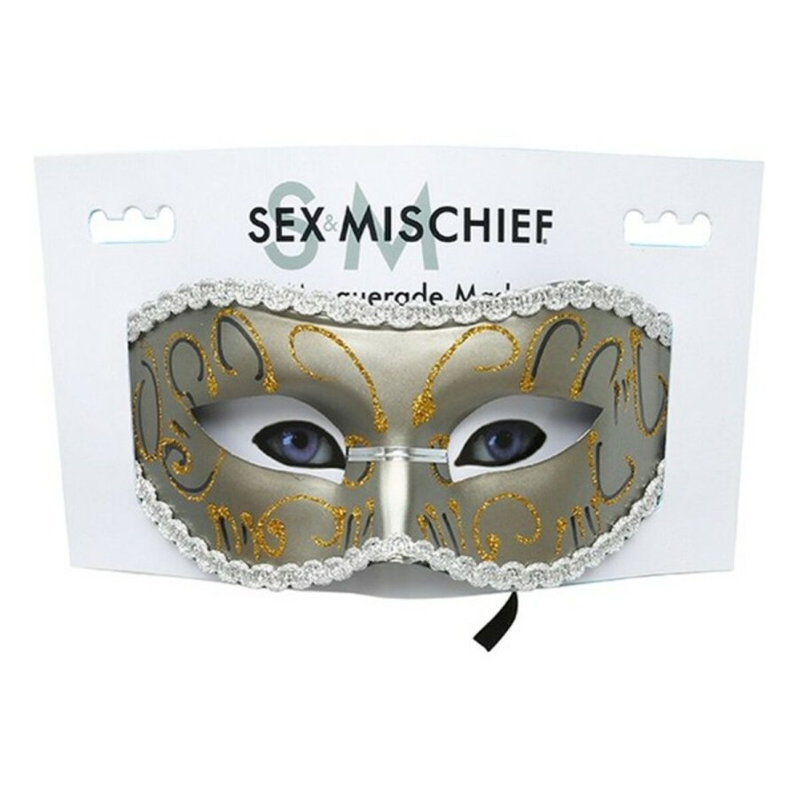 Gr Maskerade Maske Sportsheets SS10081 Gylden #3