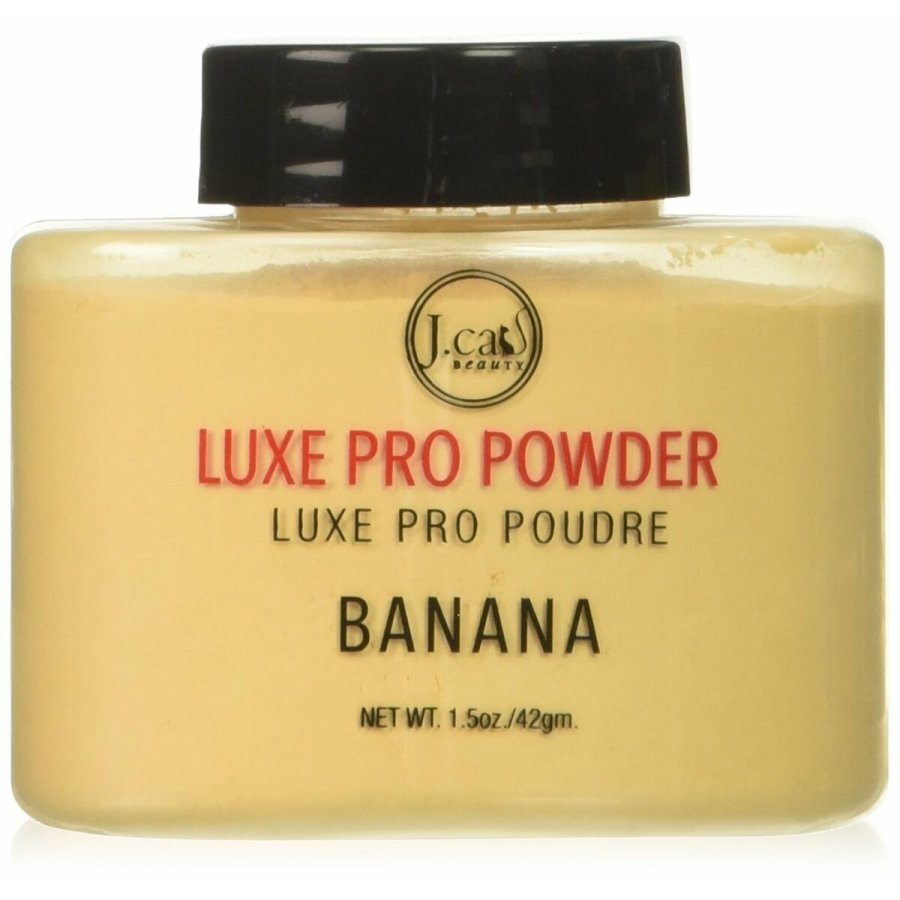 Makeup Tilpasning Puddere J.Cat LUXE PRO POWDER BANANA 42 g #1