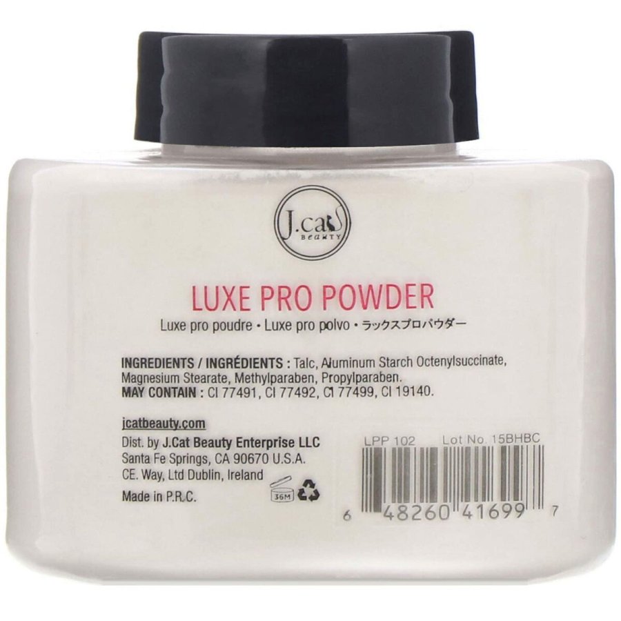 Makeup Tilpasning Puddere J.Cat LUXE PRO POWDER PEARL LUMINIZER 42 g #2