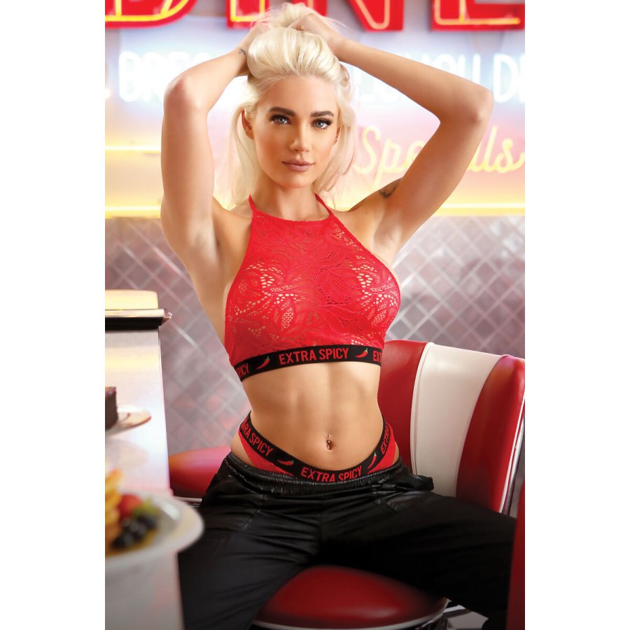 Undert�j S�t Fantasy Lingerie R�d (M/L) #2