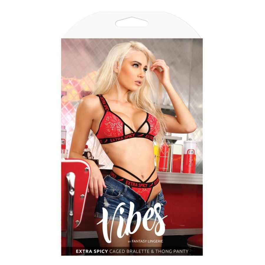 Undert�j S�t Fantasy Lingerie R�d (M/L) #1