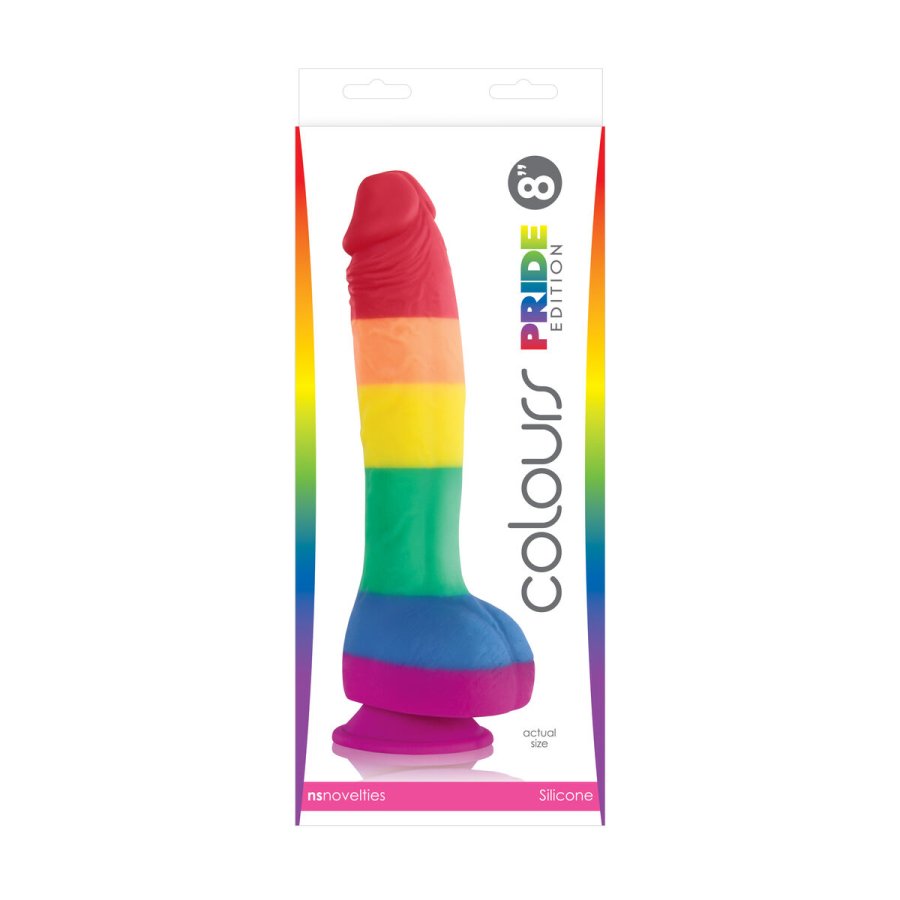 Dildo NS Novelties Colours Multifarvet  4,8 cm #3