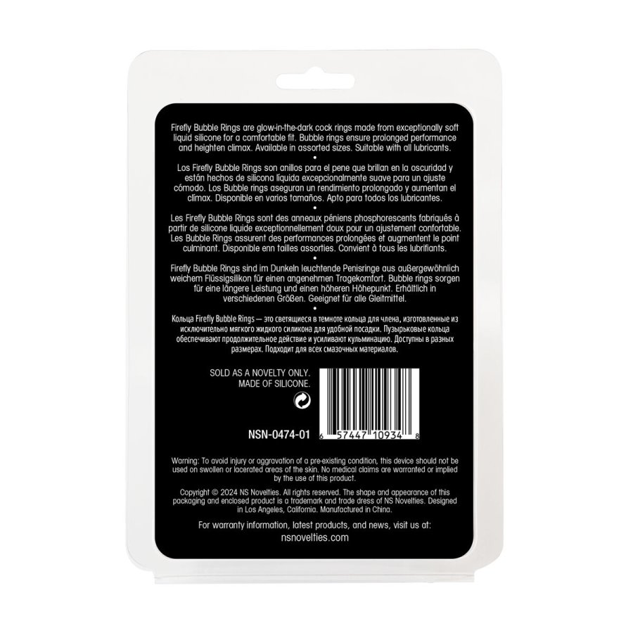 Penisringe NS Novelties Firefly Hvid #7