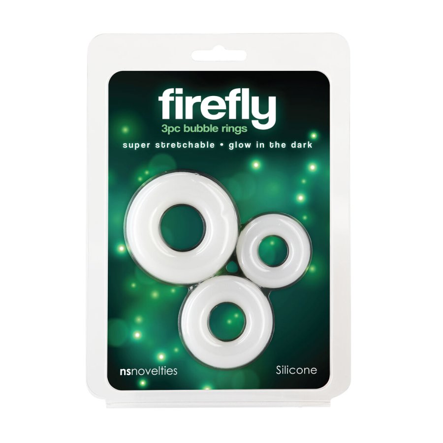 Penisringe NS Novelties Firefly Hvid #9