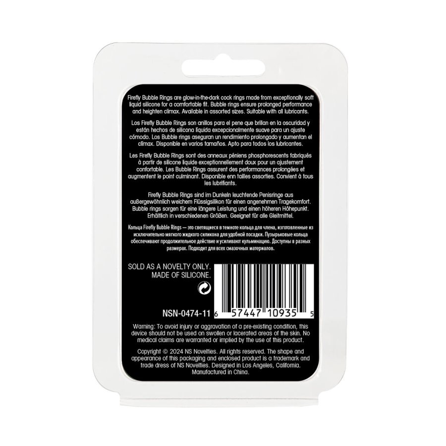 Penisringe NS Novelties Firefly Hvid #7