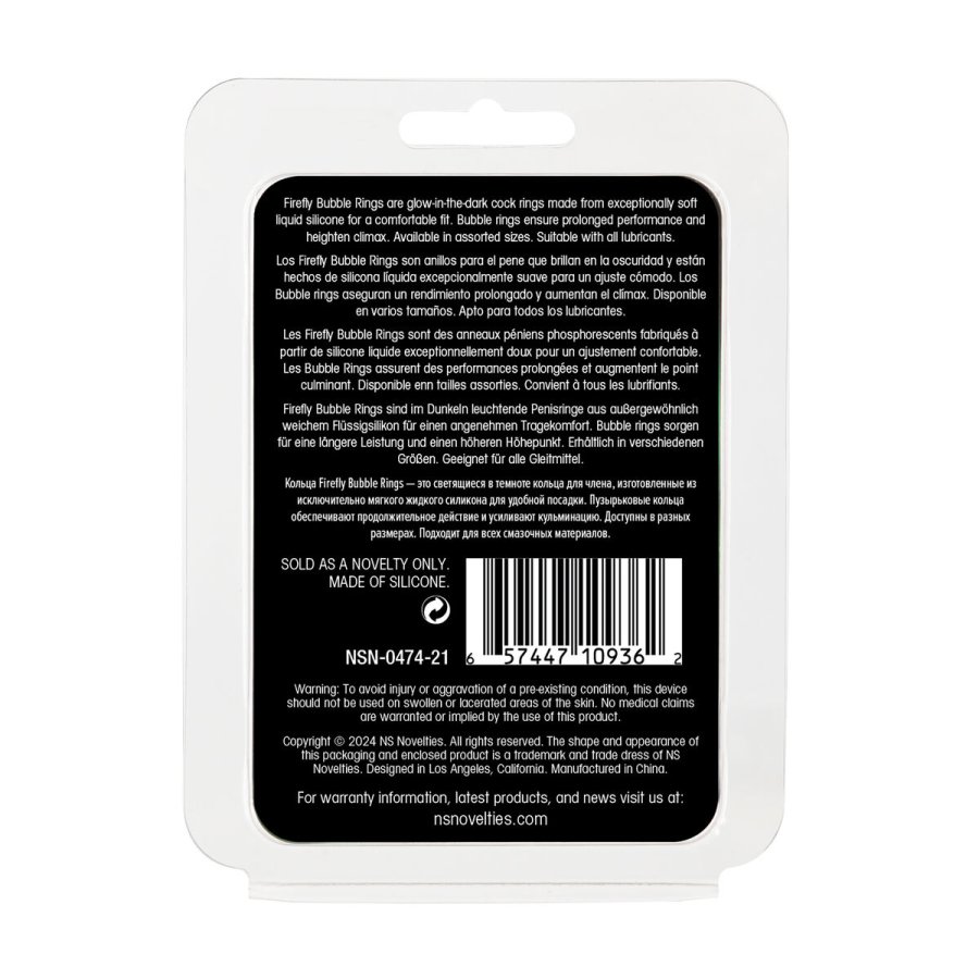 Penisringe NS Novelties Firefly Hvid #7