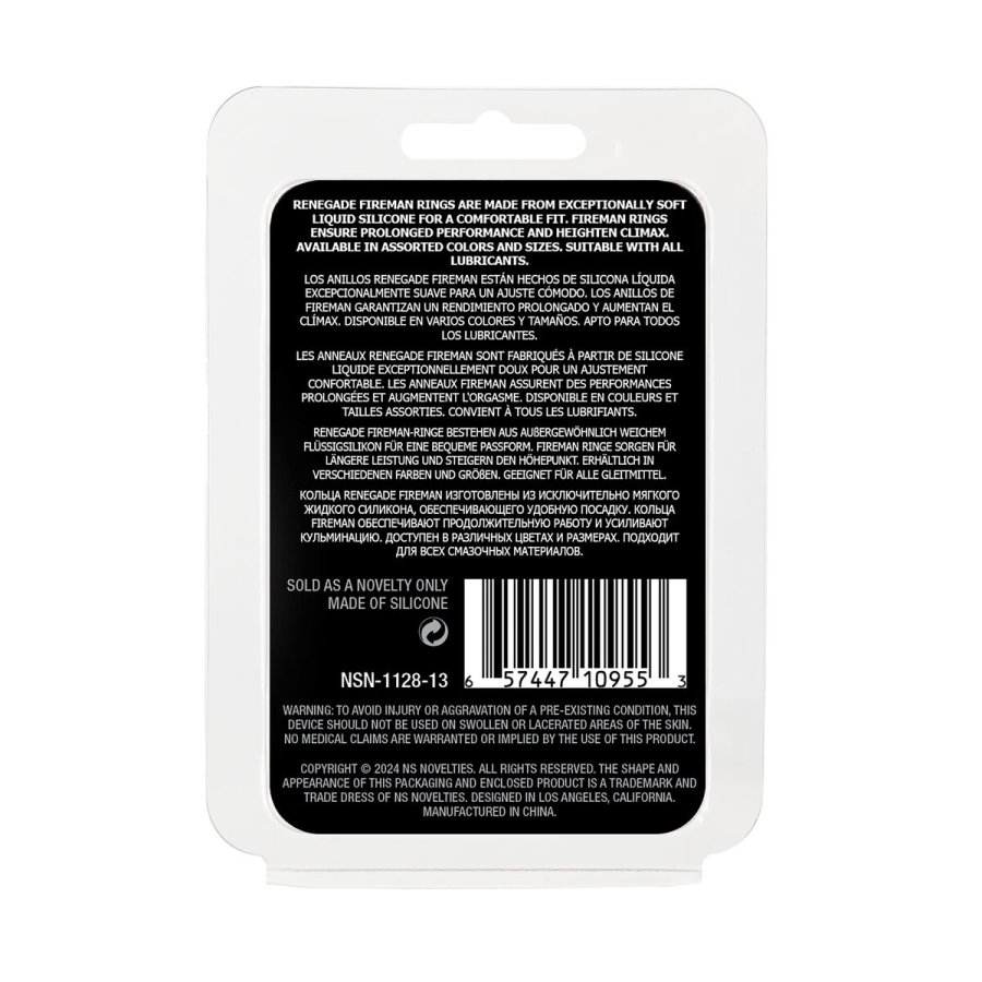 Penisringe NS Novelties Fireman Sort #11