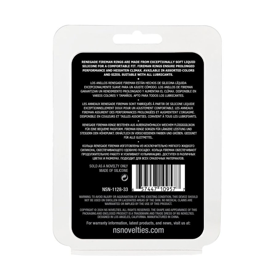 Penisringe NS Novelties Fireman Sort #11
