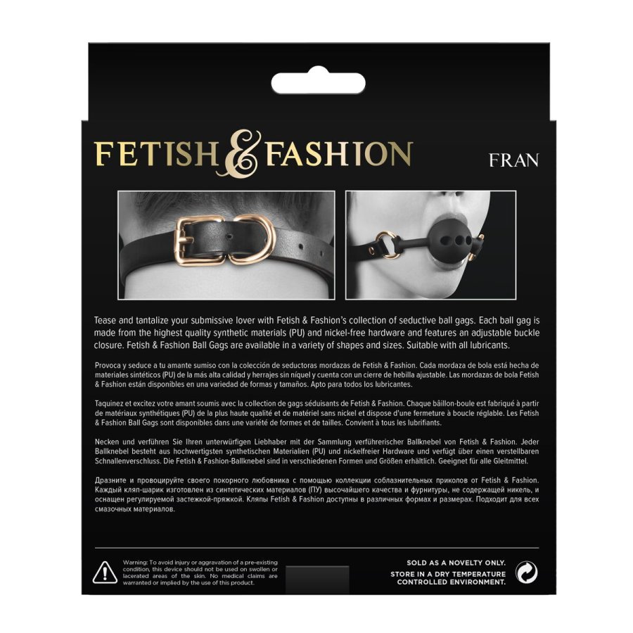 Mund Knebel NS Novelties FRAN BLACK #4