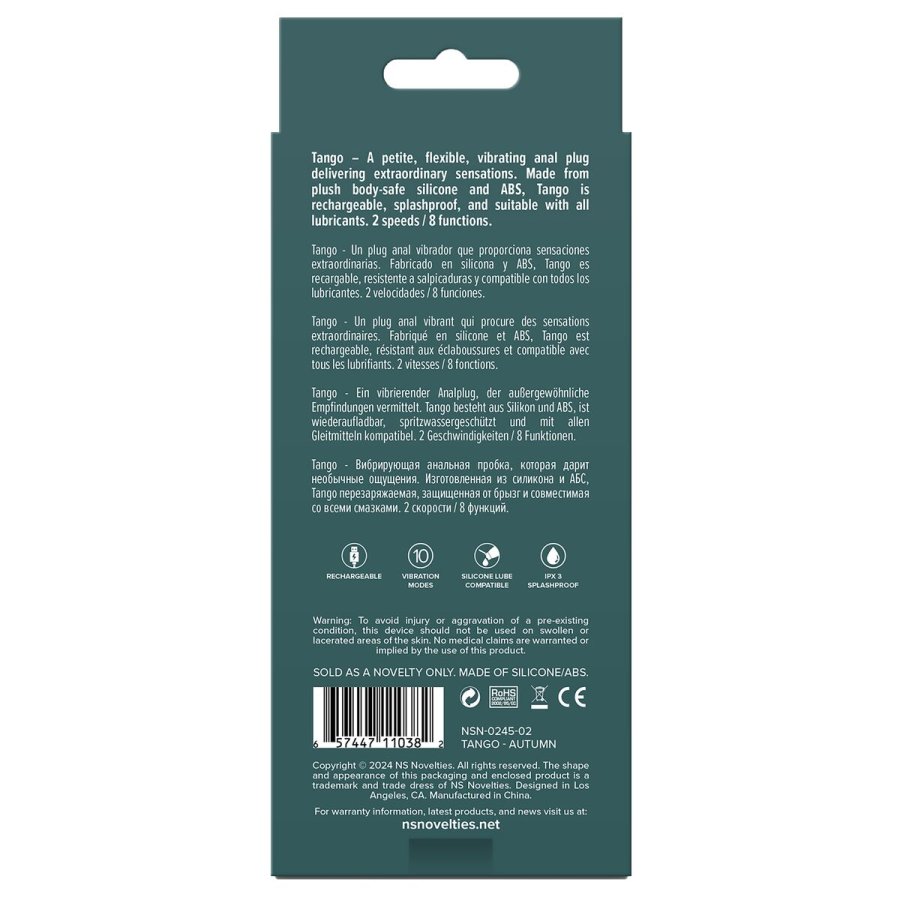 Anal plug NS Novelties Lust-n-Dreams Brun (8,5 cm) #3