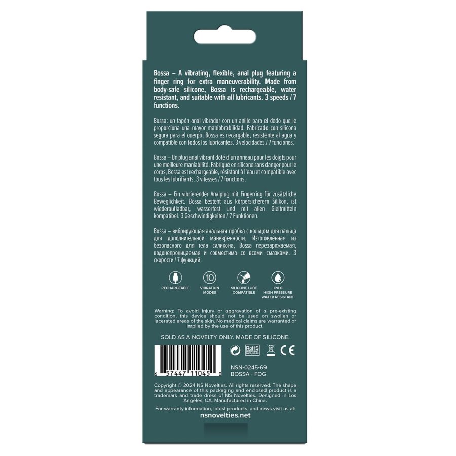 Anal plug NS Novelties Lust-n-Dreams Hvid (8,2 cm) #3