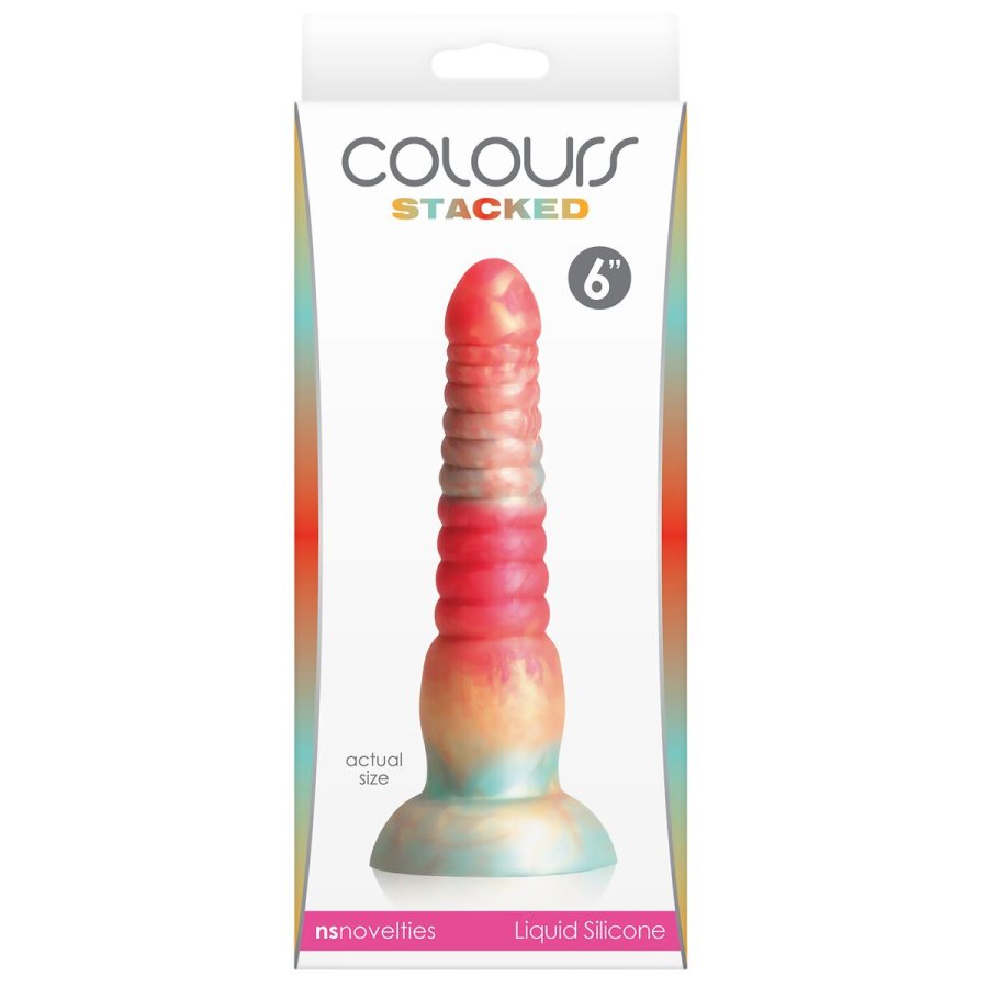 Dildo NS Novelties Colours Multifarvet  3,9 cm #4