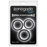Penisringe NS Novelties Renegade Sort (S) (M) (L) #3