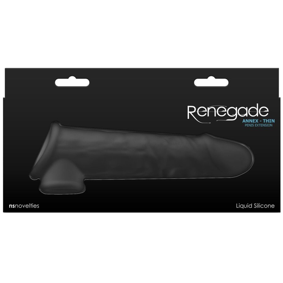Penis cover NS Novelties Renegade Sort 19,4 x 3,8 x 6 cm  3,8 cm #3