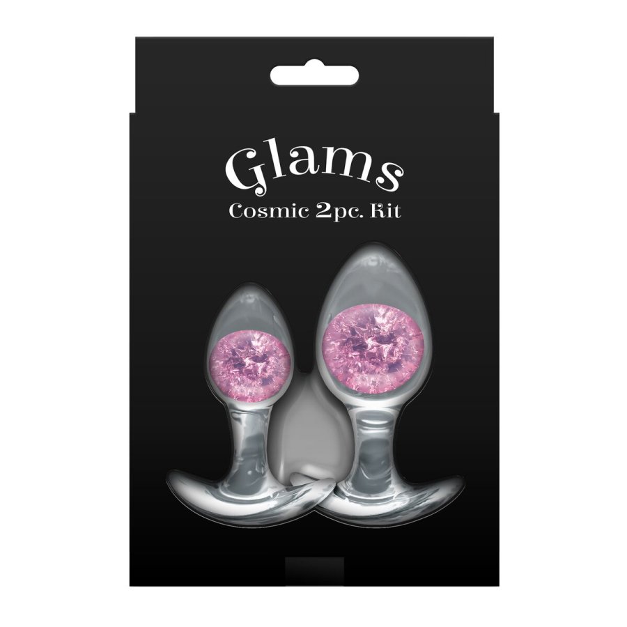 Anal plug NS Novelties Glams Pink 2 Dele (7 cm) (8 cm) #3